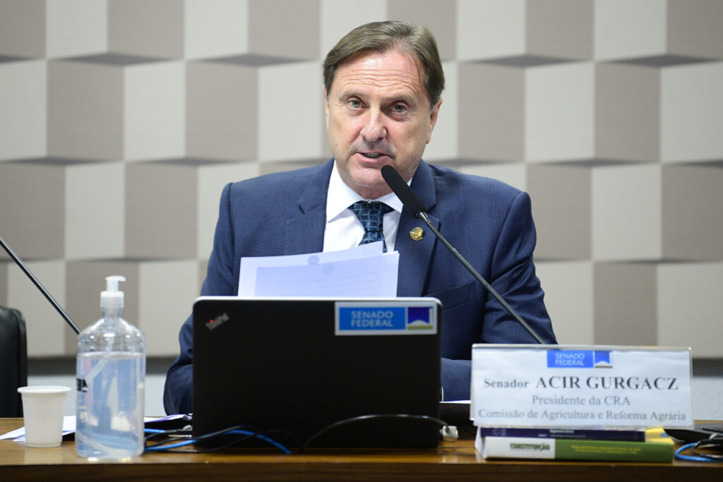 Senado Acir Gurgacz (PDT-RO) é o relator do PL do Veneno. Foto: Pedro França/Agência Senado
