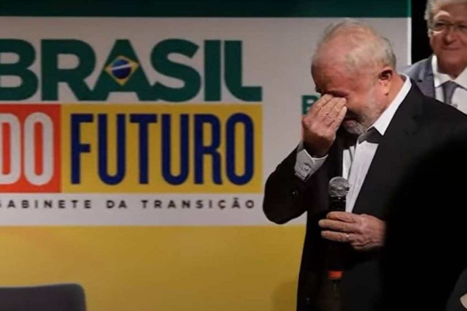 Presidente eleito Lula (PT) chorou ao falar da volta da fome ao país. Foto: Reprodução/YouTube