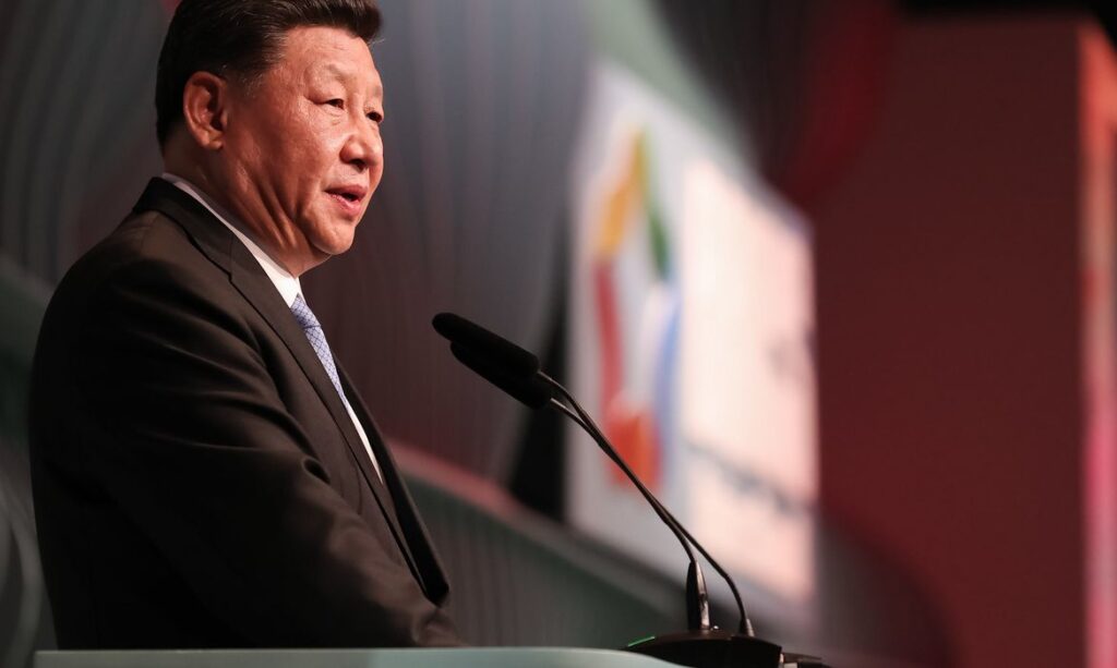Presidente da China, Xi Jinping passou uma mensagem ao mundo em relação à mudança na política de prevenção e controle da Covid-19. Foto: Marcos Corrêa/PR