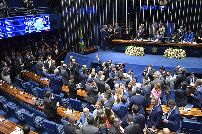 Senado rebate decisões do STF com projetos para o aborto, marco temporal e porte de drogas. Foto: Jonas Pereira/Agência Senado