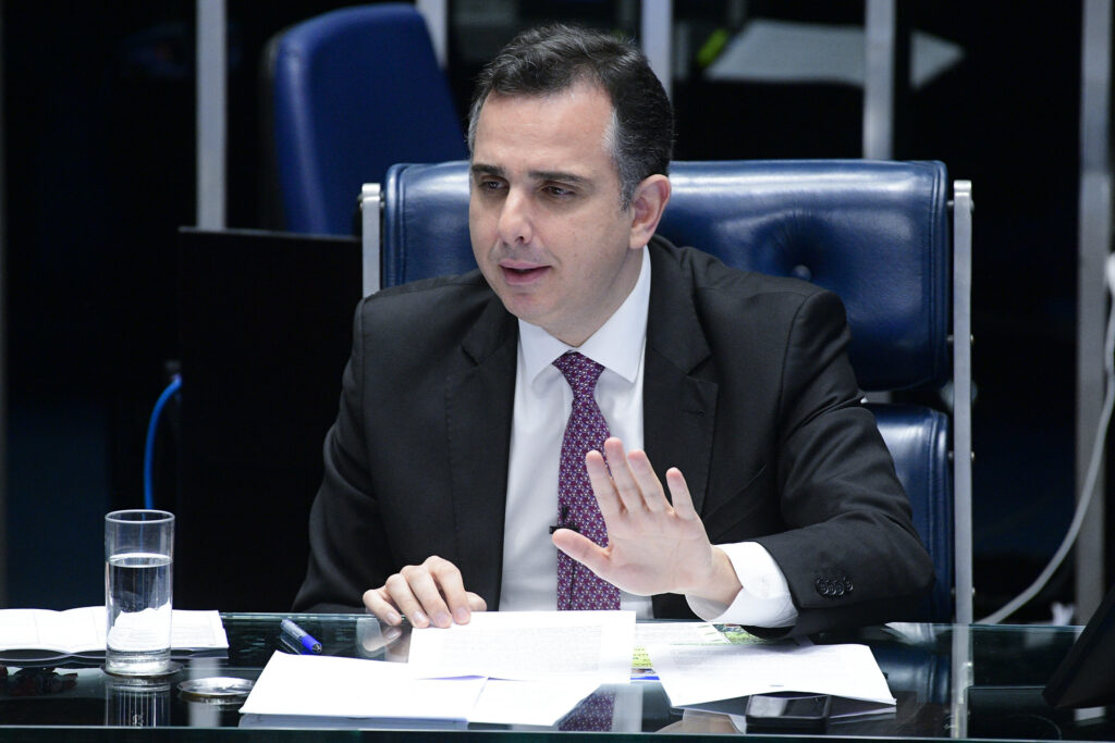 Pacheco defende tramitação de MPs por Comissões Mistas. Foto: Pedro França/Agência Senado