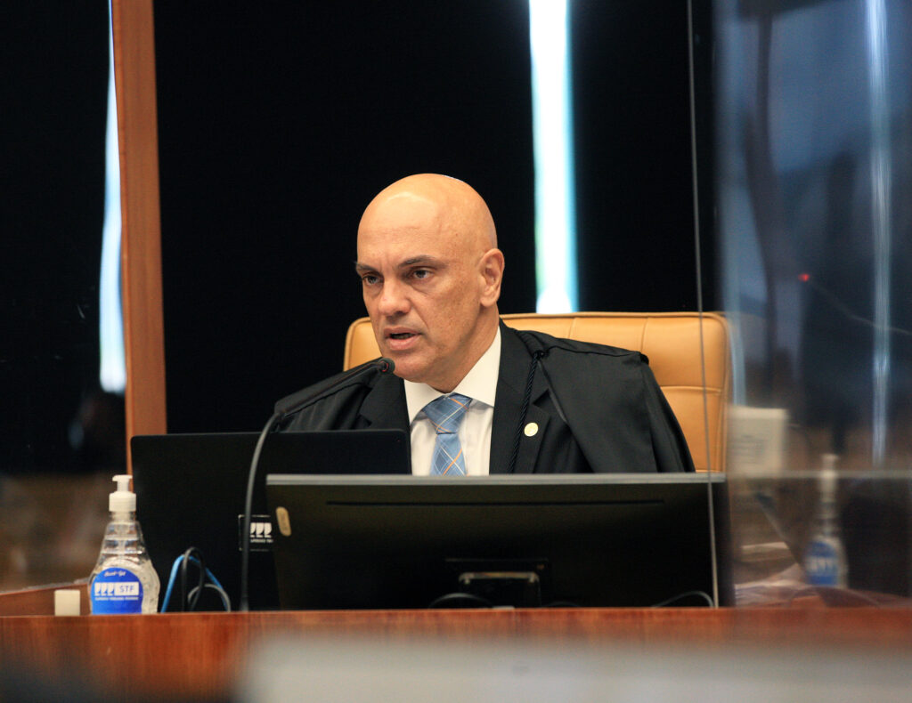 O ministro do STF, Alexandre de Moraes, votou para acolher as denúncias contra 100 envolvidos nos atos golpistas do dia 8 de janeiro. Foto: Nelson Jr./SCO/STF