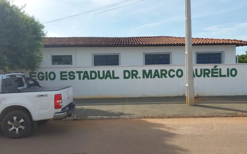 Um adolescente de 13 anos esfaqueou três colegas em uma escola estadual em Santa Tereza de Goiás, no norte do estado. Foto: Reprodução/Redes sociais