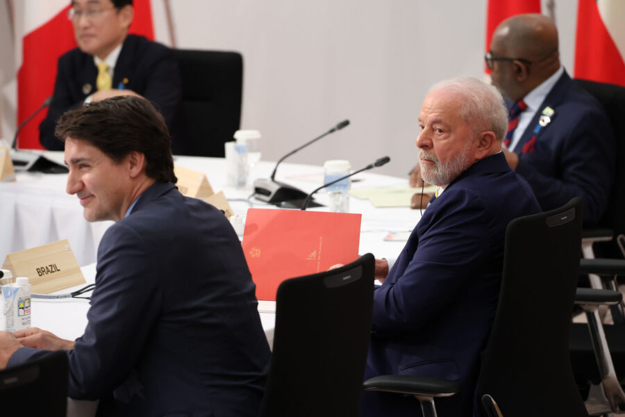Lula em reunião de trabalho do G7 em Hiroshima, Japão. Foto: G7 Hiroshima Summit