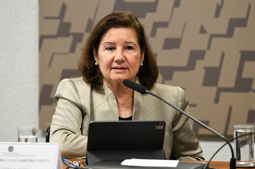 Maria Luiza Ribeiro Viotti. Foto: Jefferson Rudy/Agência Senado
