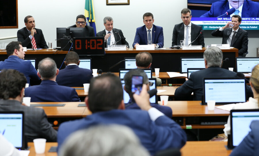 Audiência da CPI das apostas esportivas, na Câmara. Foto: Lula marques/Agência Brasil