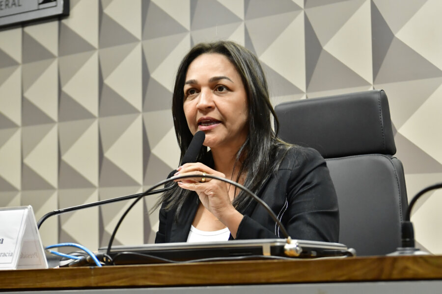 Relatora da CPMI dos Atos Antidemocráticos de 8 de janeiro de 2023, senadora Eliziane Gama (PSD-MA). Foto: Waldemir Barreto/Agência Senado