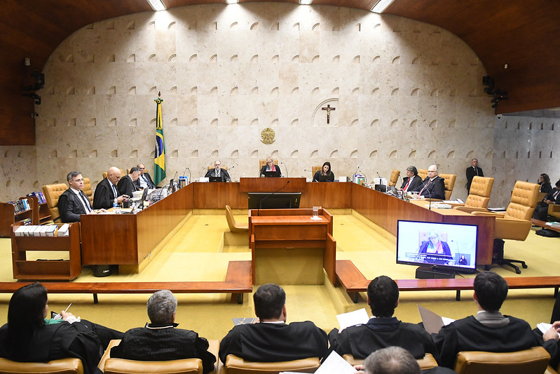 Dos 11 ministros do Supremo Tribunal Federal (STF), sete foram indicados ao cargo pelos governo do PT. Cristiano Zanin, indicado por Lula, será sabatinado quarta-feira Foto: Carlos Moura/SCO/STF