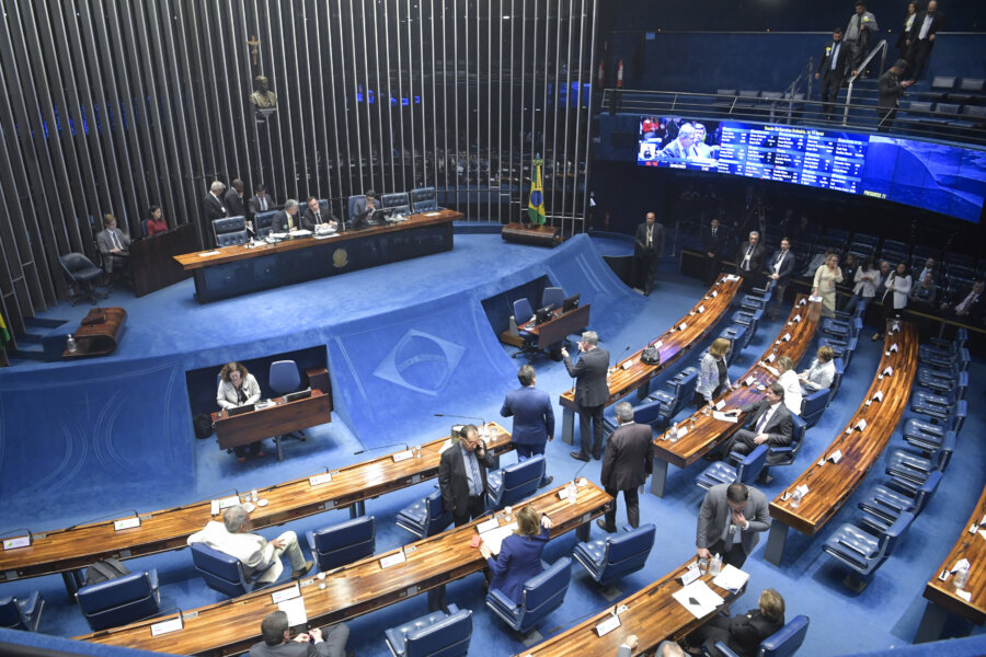 Plenário do Senado Federal durante sessão deliberativa. Foto: Jonas Pereira /Agência Senado
