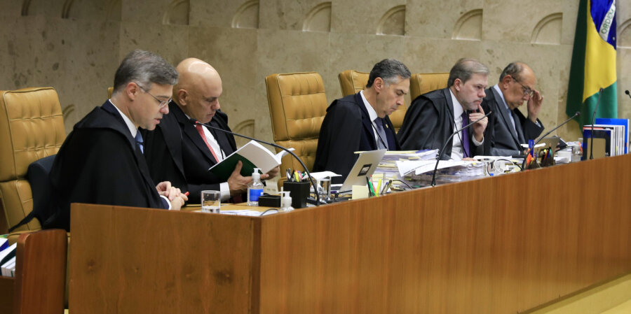 Ministros no Plenário do Supremo. Foto: Nelson Jr./SCO/STF