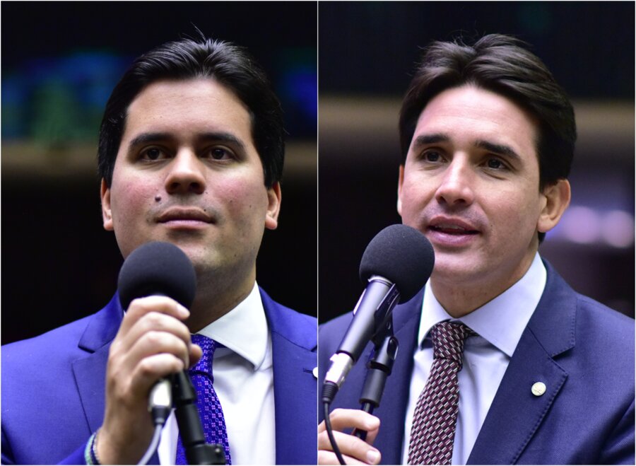Os deputados André Fufuca (PP-MA) e Silvio Costa (Republicanos-PE), novos ministros do governo Lula. Fotos: Zeca Ribeiro/Câmara dos Deputados
