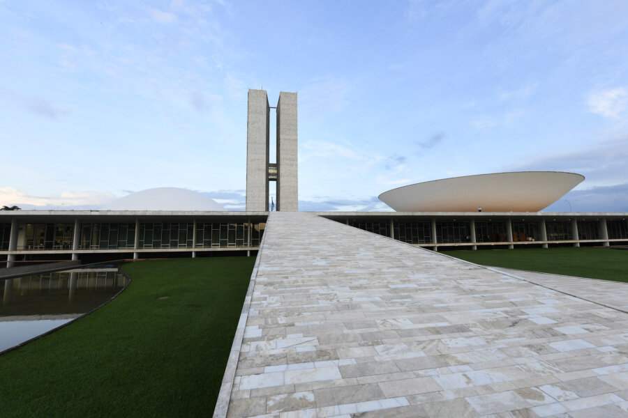 Fachada do Congresso Nacional, em Brasília. Confira o governismo de cada estado no Legislativo Foto: Jefferson Rudy/Agência Senado