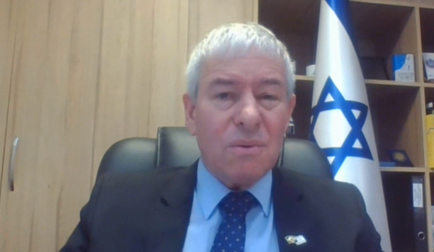 Embaixador de Israel no Brasil, Daniel Zohar Zonshine, disse que o país espera que o Brasil, que comanda o Conselho de Segurança da ONU, apóie publicamente as ações de Israel contra o Hamas. Foto: Reprodução