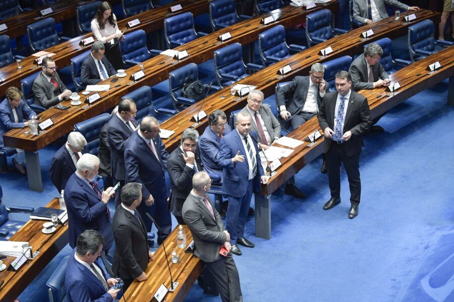 Plenário do Senado, que aprovou indicados de Lula ao STJ