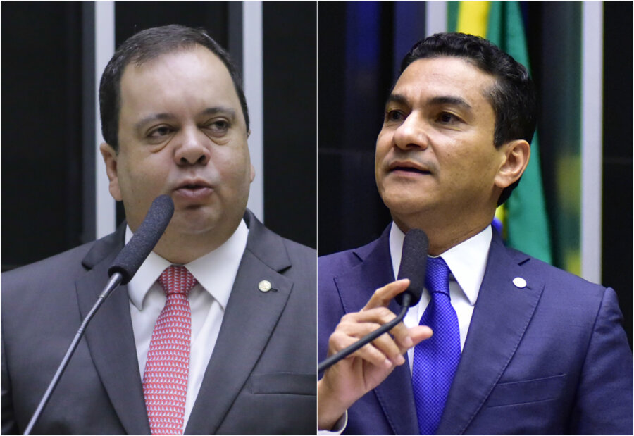 Os deputados Elmar Nascimento (União Brasil-BA) e Marcos Pereira (Republicanos-SP). Fotos: Câmara dos Deputados