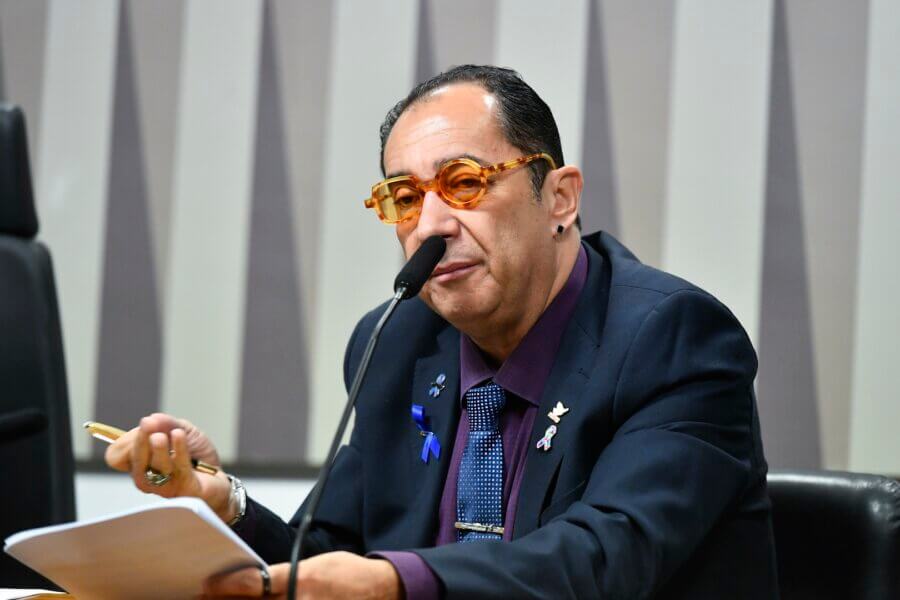 Jorge Kajuru, relator da PEC que proíbe militares da ativa em eleições