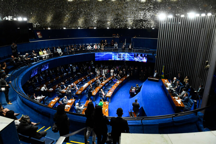 Sessão no Plenário do Senado. Foto: Roque de Sá/Agência Senado