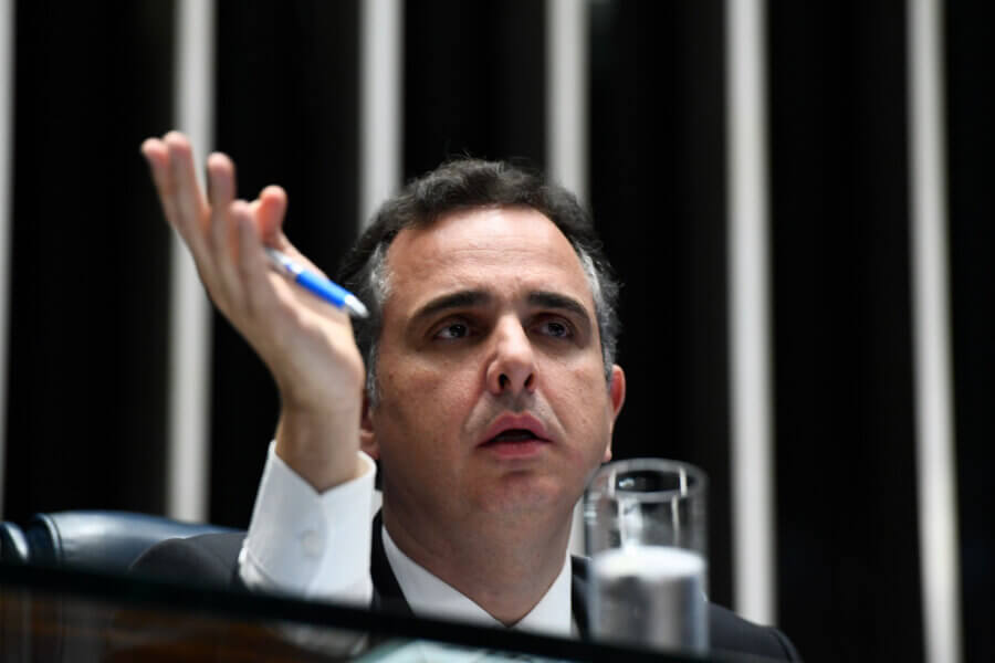 O presidente do Senado, Rodrigo Pacheco, responsável pela tramitação da PEC das Drogas. Foto: Roque de Sá/Agência Senado