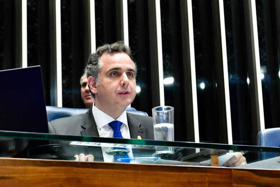 O presidente do Congresso Nacional, Rodrigo Pacheco (PSD-MG), que propôs a PEC do Quinquênio. Foto: Waldemir Barreto/Agência Senado