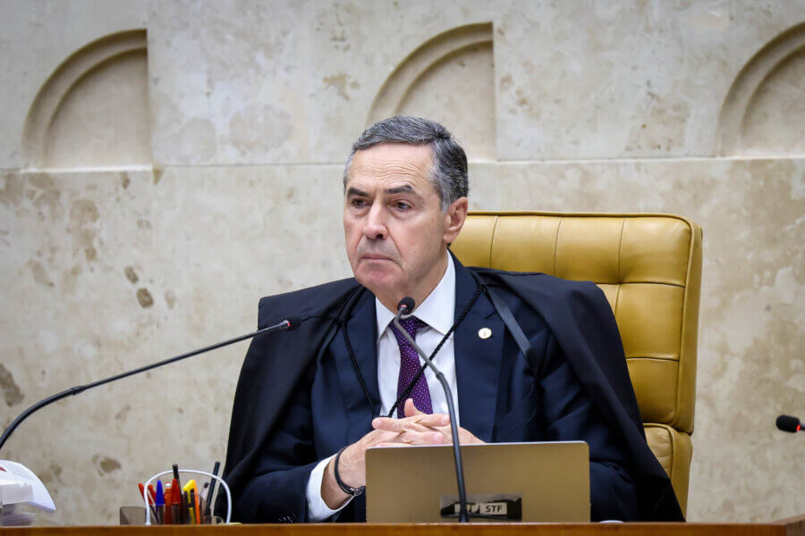 O presidente do STF, Luis Roberto Barroso. Foto: Gustavo Moreno/SCO/STF