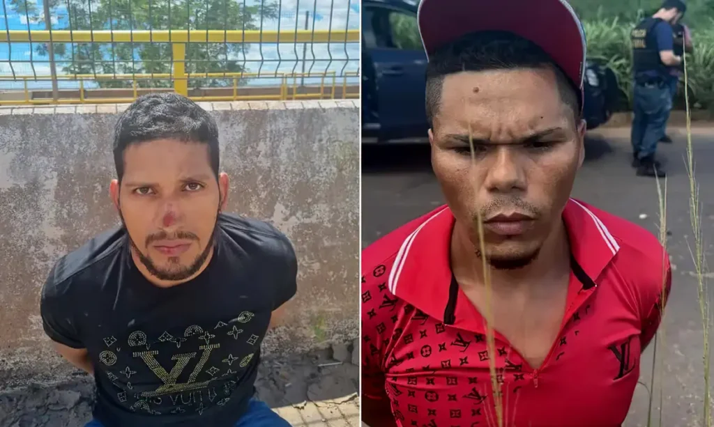 Presos estavam foragidos há quase dois meses e foram capturados no Pará. Foto: Divulgação/Polícia Federal