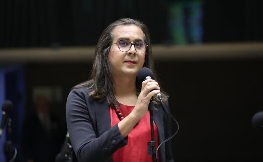 A deputada Duda Salabert (PDT-MG). Foto: Zeca Ribeiro/Câmara dos Deputados