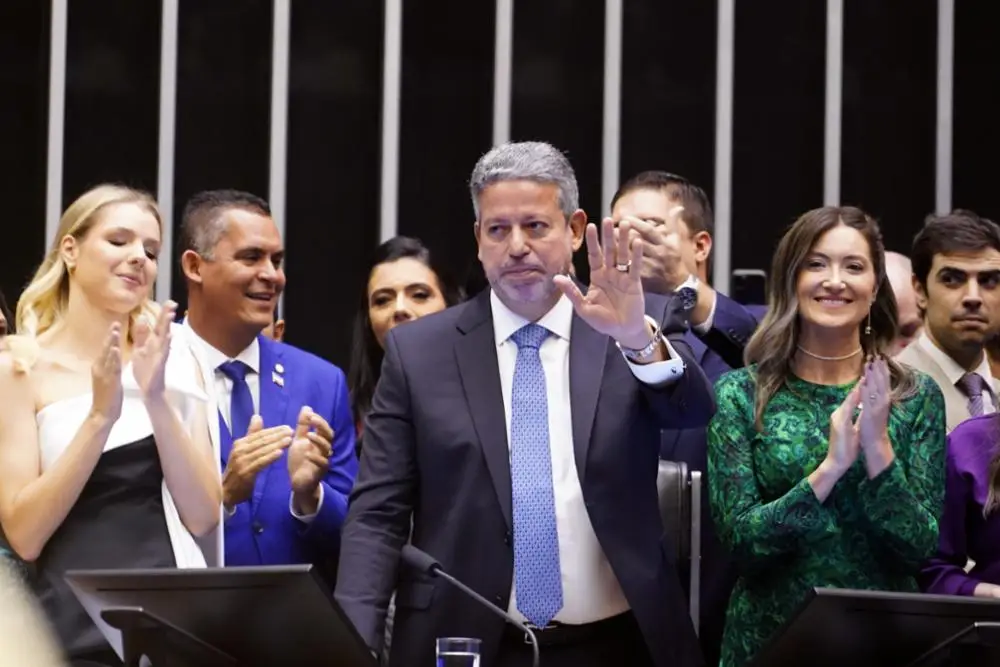 Arthur Lira, símbolo maior do poder do Centrão nos últimos quatro anos, ao ser reeleito presidente da Câmara, em fevereiro de 2023.