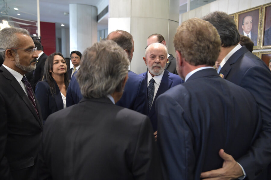 Lula no Congresso Nacional. Foto: Jonas Pereira/Agência Senado