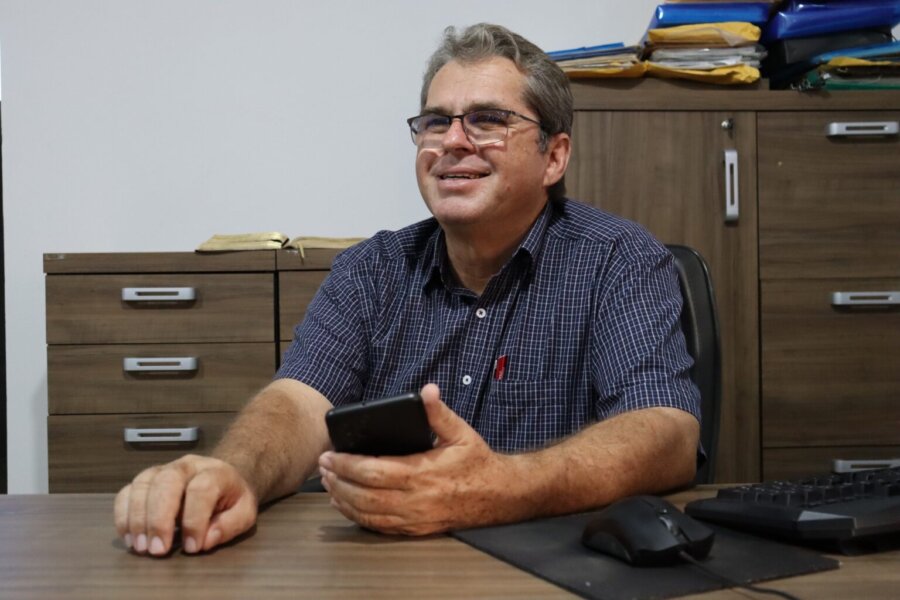 Marcos Tomazini (União Brasil) foi eleito prefeito de Paranatinga (MT). Foto: Reprodução/Portal Paranatinga